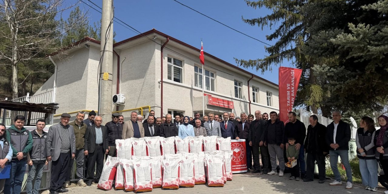 Gölpazarı'nda Üreticilere Tohum Desteği