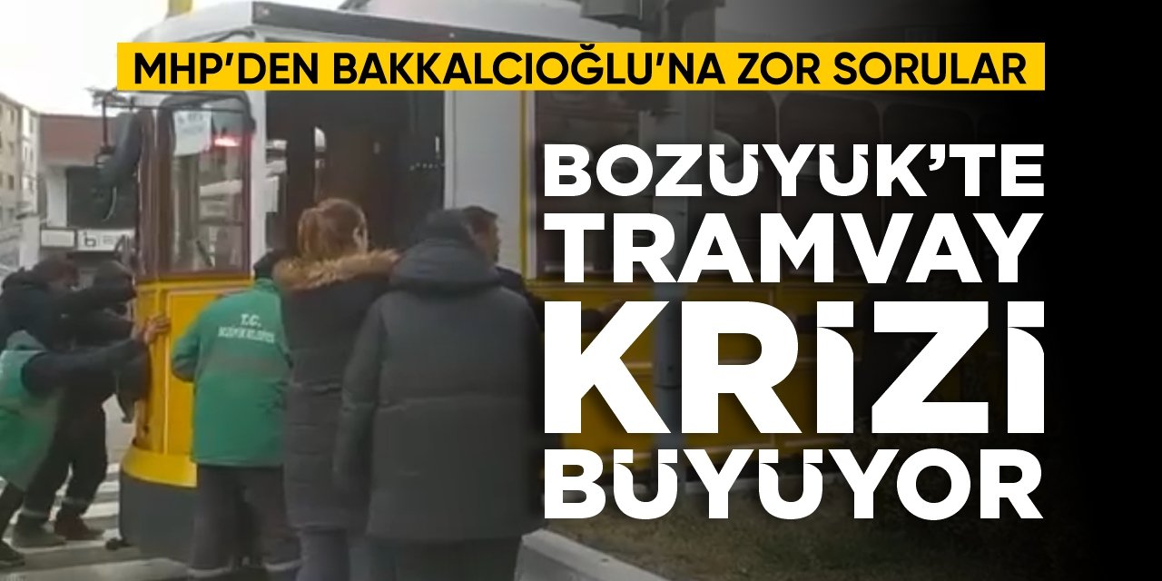 Bozüyük’te tramvay krizi büyüyor!
