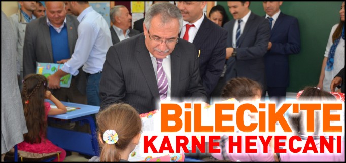 BİLECİK’TE KARNE HEYECANI