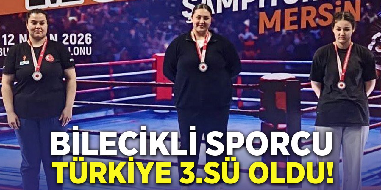 Bilecikli Sporcu Türkiye 3.sü Oldu!