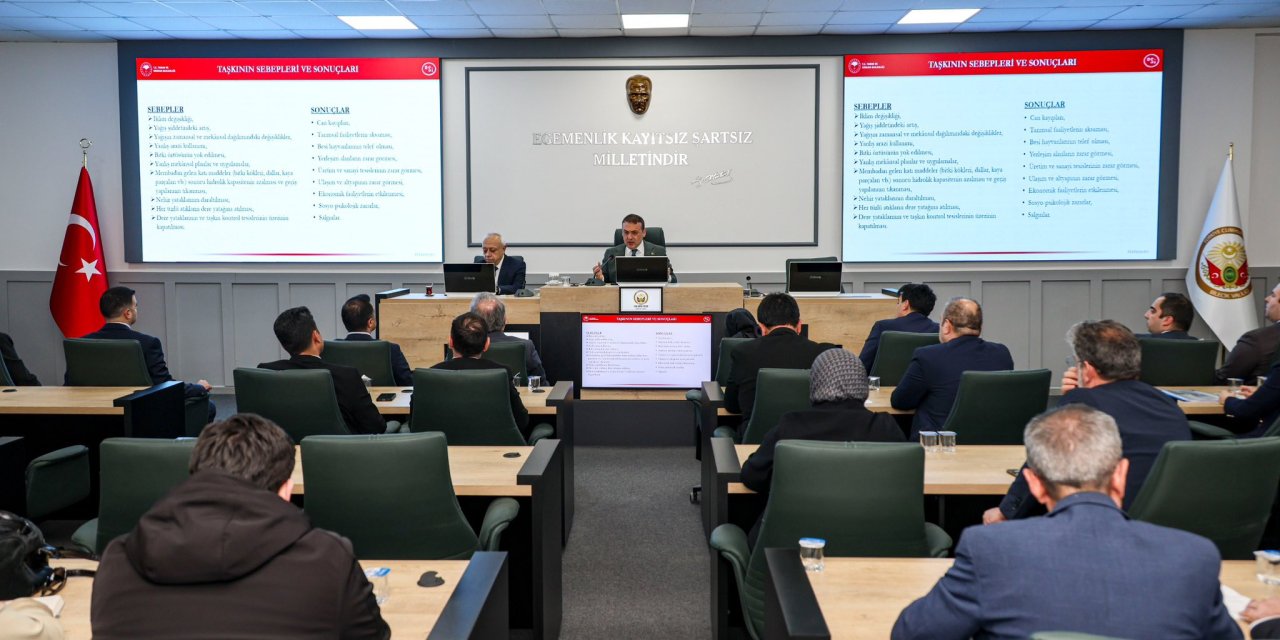 Bilecik'te Taşkın Koordinasyon Toplantısı