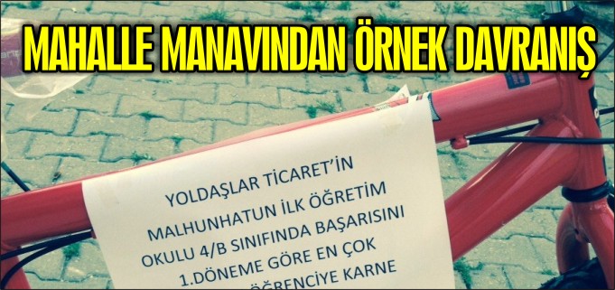 MAHALLE MANAVINDAN ÖRNEK DAVRANIŞ