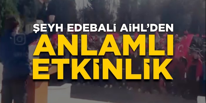 Bilecik Şeyh Edebali AİHL’den anlamlı etkinlik