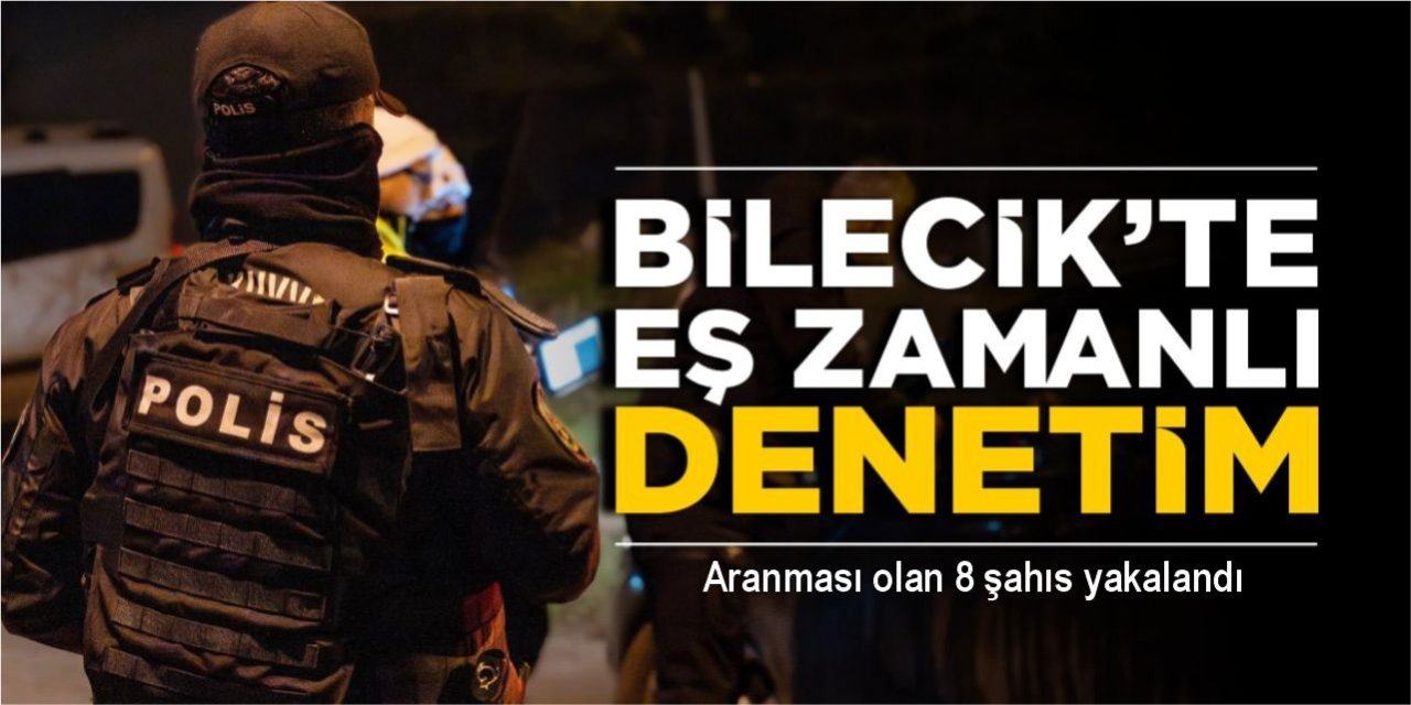 Bilecik’te eş zamanlı denetim