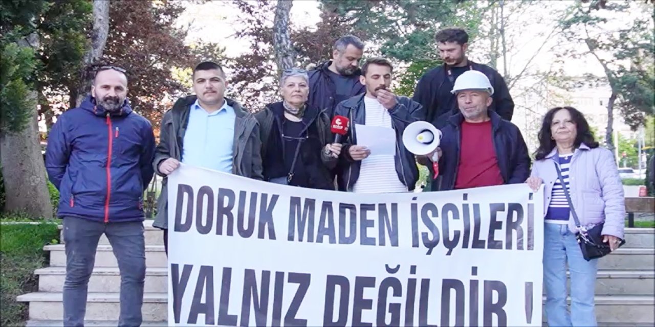 Bilecik Çevre Platformundan Doruk Madencilik işçilerine destek