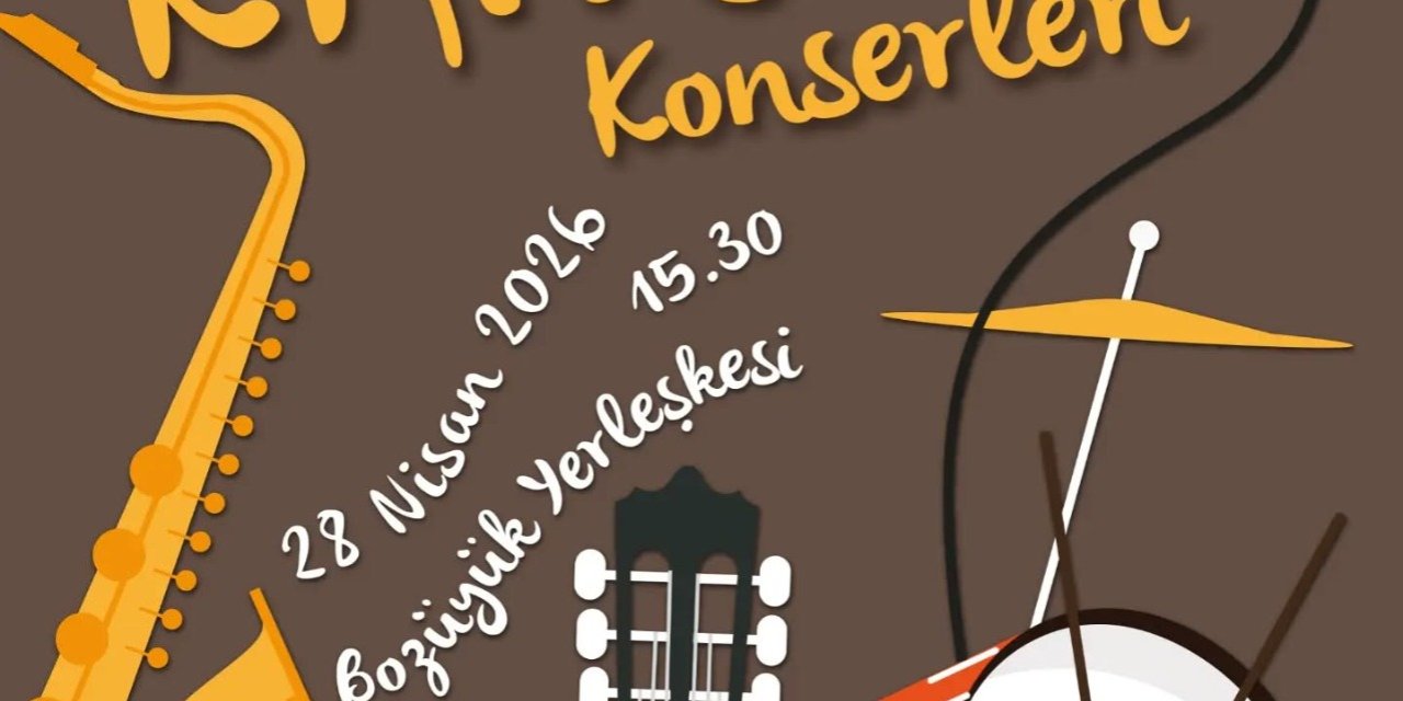 Bozüyük'te kampüs konseri