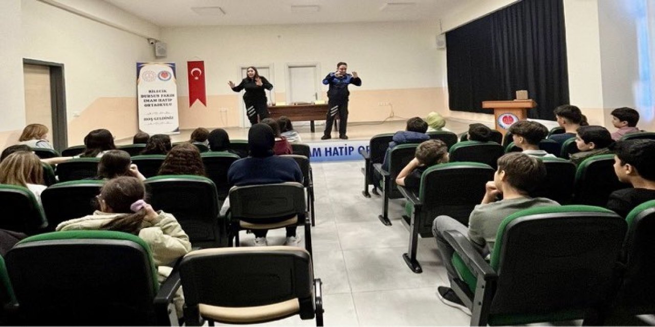 Öğrencilere Polislik Mesleği Anlatıldı