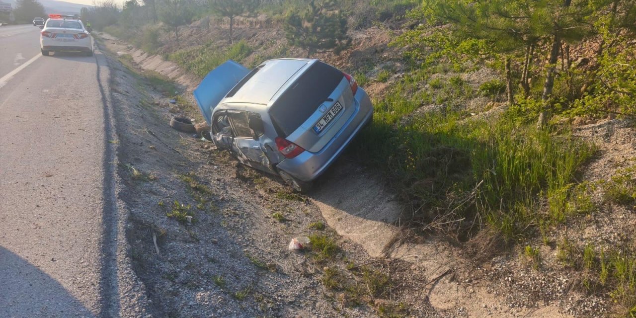 Söğüt yolunda kaza!
