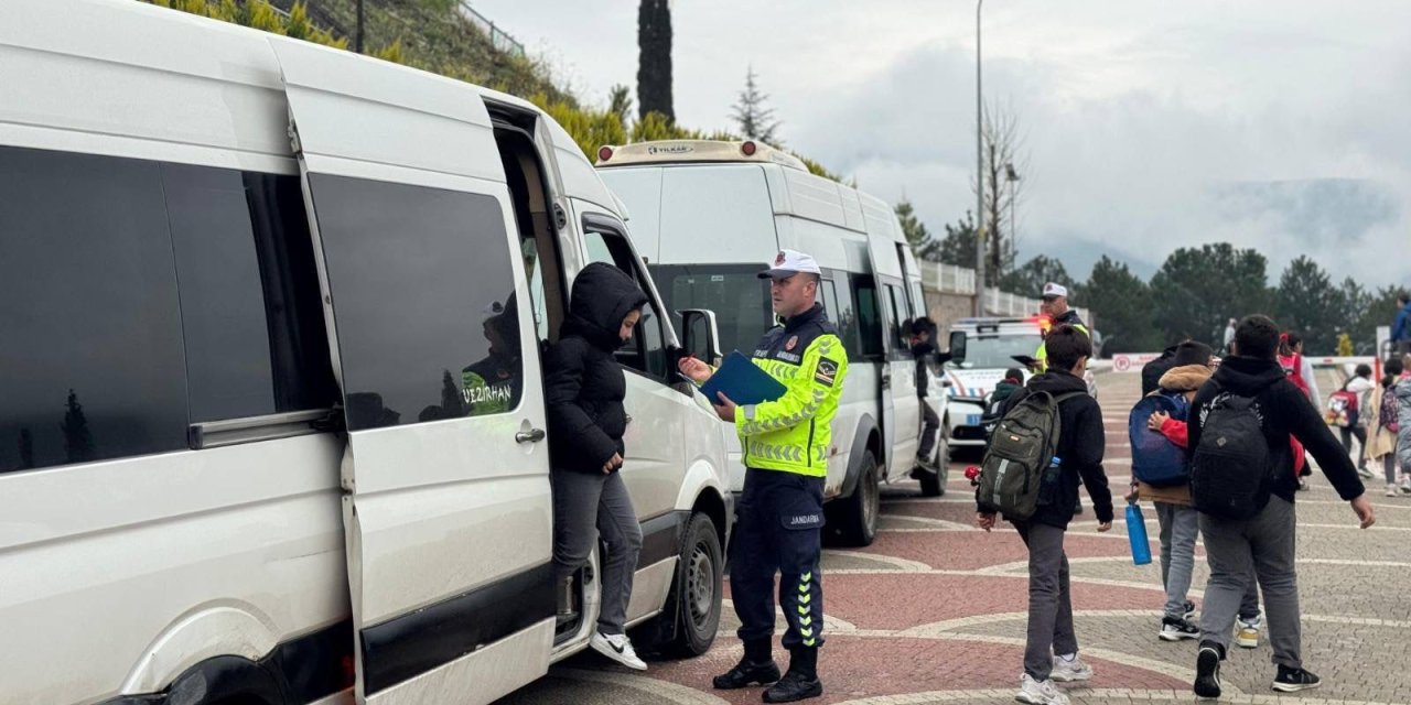 Okul servisleri denetlendi