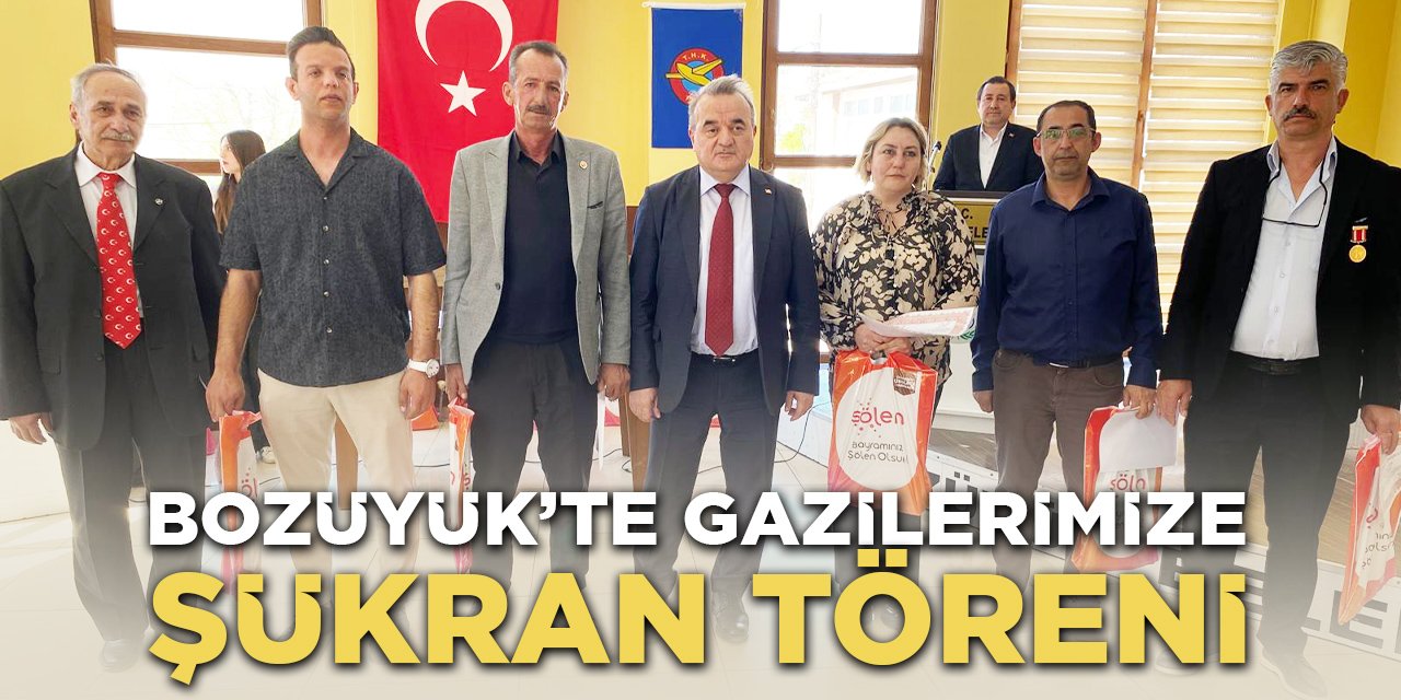 Bozüyük'te Gazilerimize Şükran Töreni