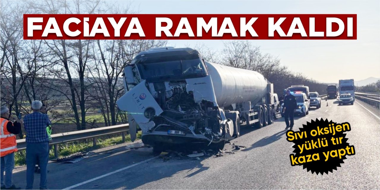 Bilecik-Eskişehir yolunda korku dolu anlar yaşandı!