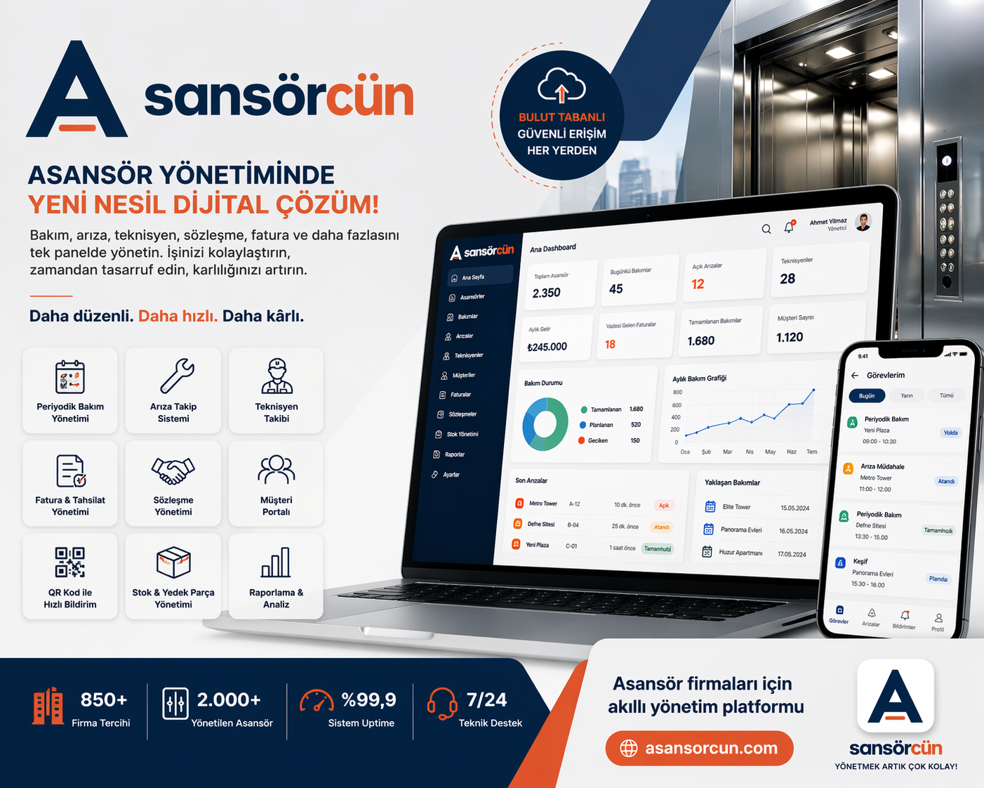 Asansorcun.com ile Asansör Yönetiminde Yeni Dönem