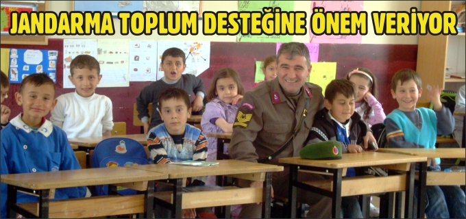 JANDARMA TOPLUM DESTEĞİNE ÖNEM VERİYOR