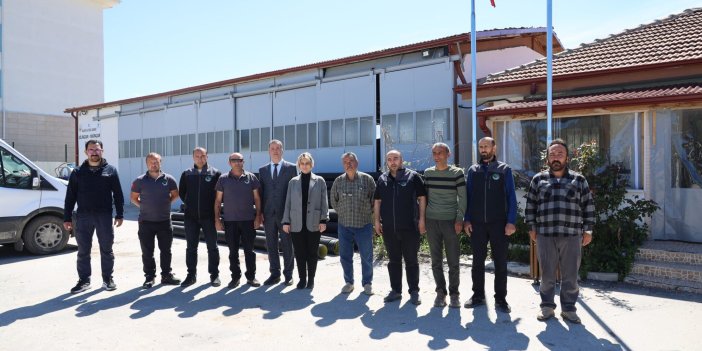 Genel Sekreter Bayrakçı’dan Gölpazarı Şantiyesine ziyaret