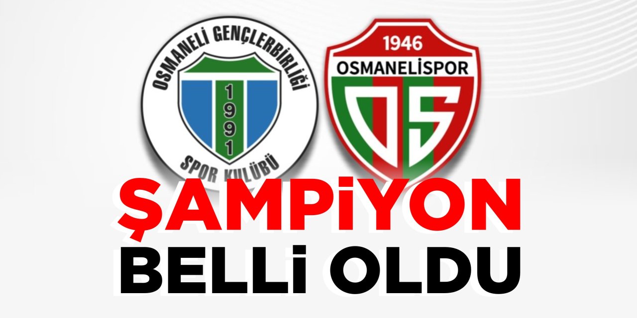 Bilecik 1'inci Amatör Lig şampiyon belli oldu