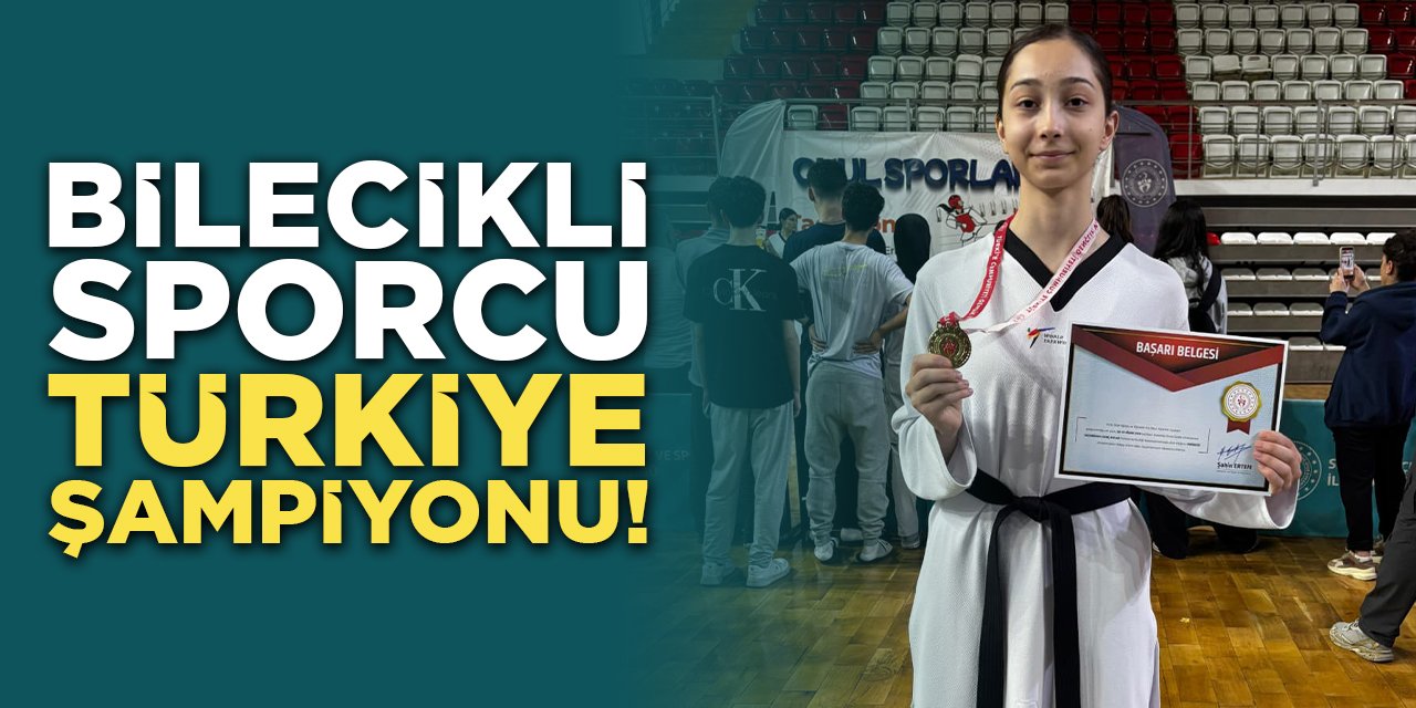 Bilecikli Sporcu Türkiye Şampiyonu!