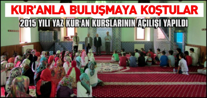ÇOCUKLAR KUR’ANLA BULUŞMAYA KOŞTU