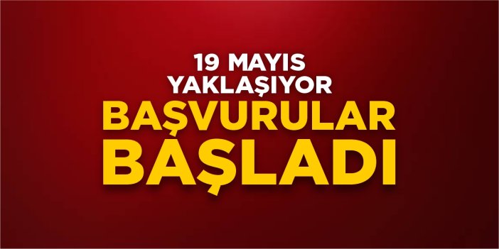 Gençlik Haftası Turnuvaları başvuruları başladı