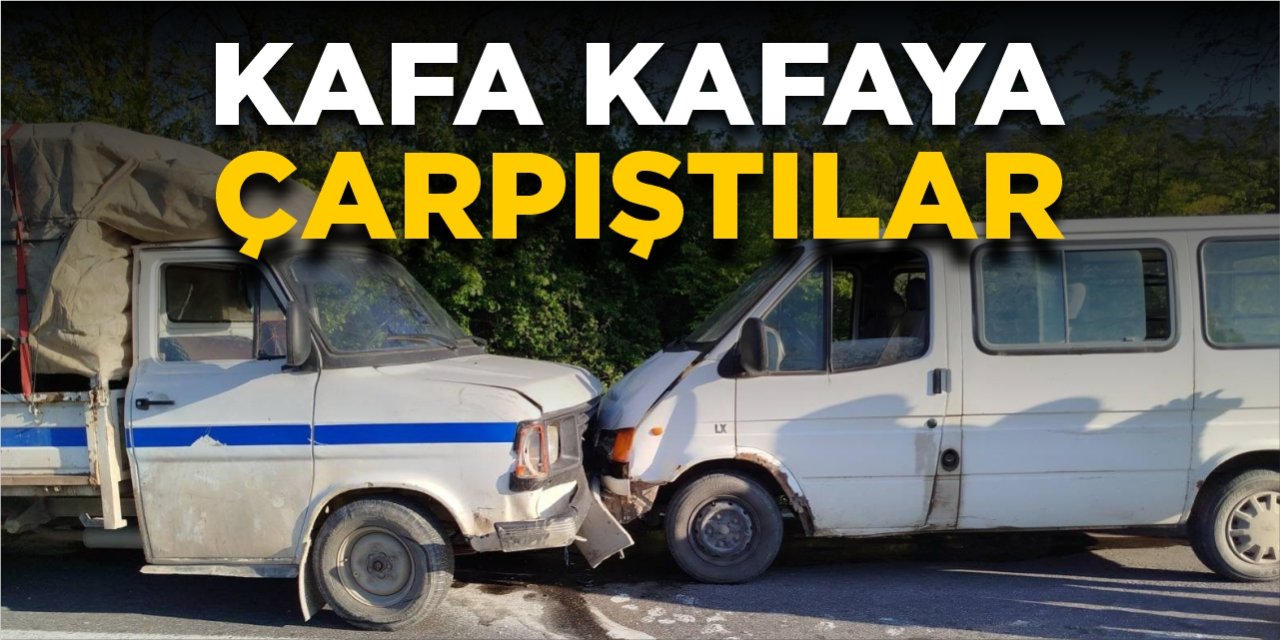 Kafa kafaya çarpıştılar