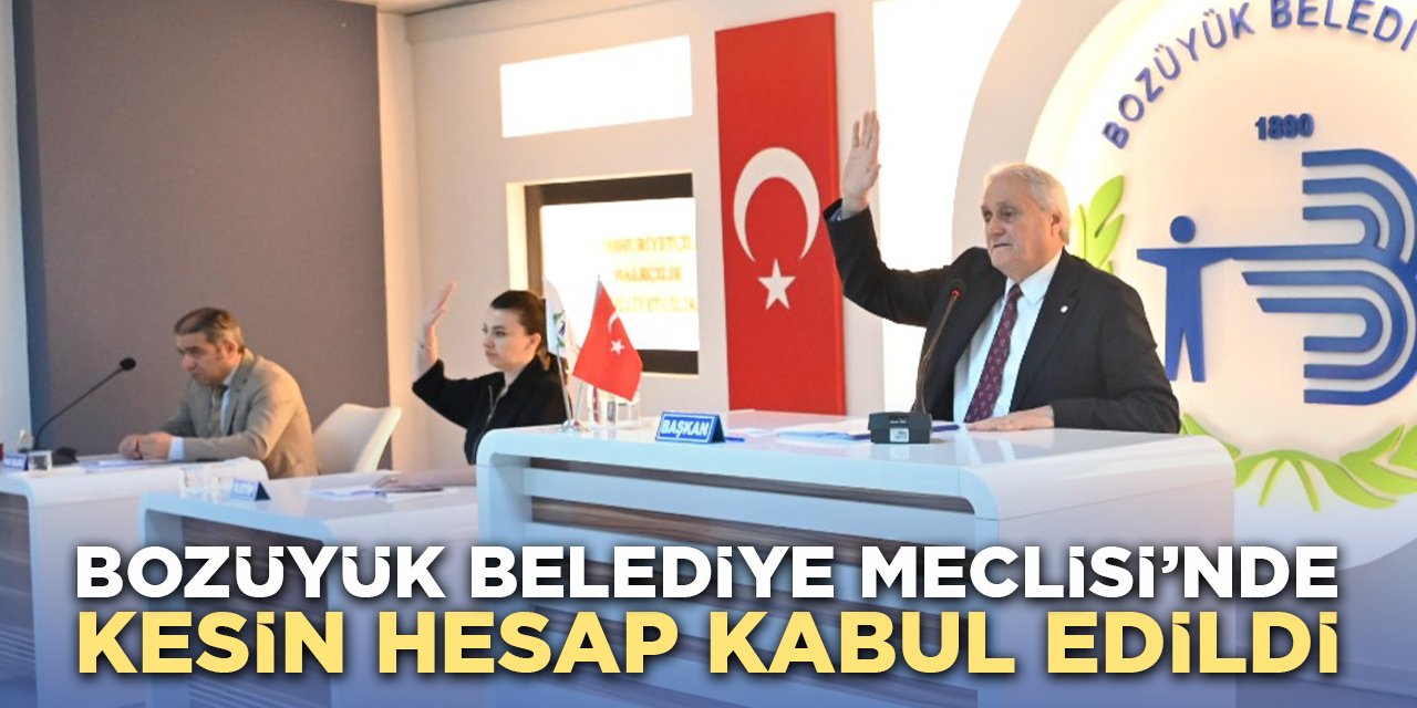 Bozüyük Belediye Meclisi’nde Kesin Hesap Kabul Edildi
