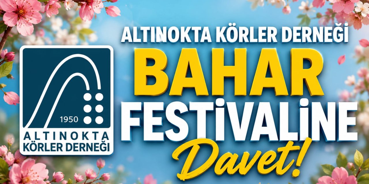 Altınokta Körler Derneği Bilecik Şubesinden Bahar Festivaline davet