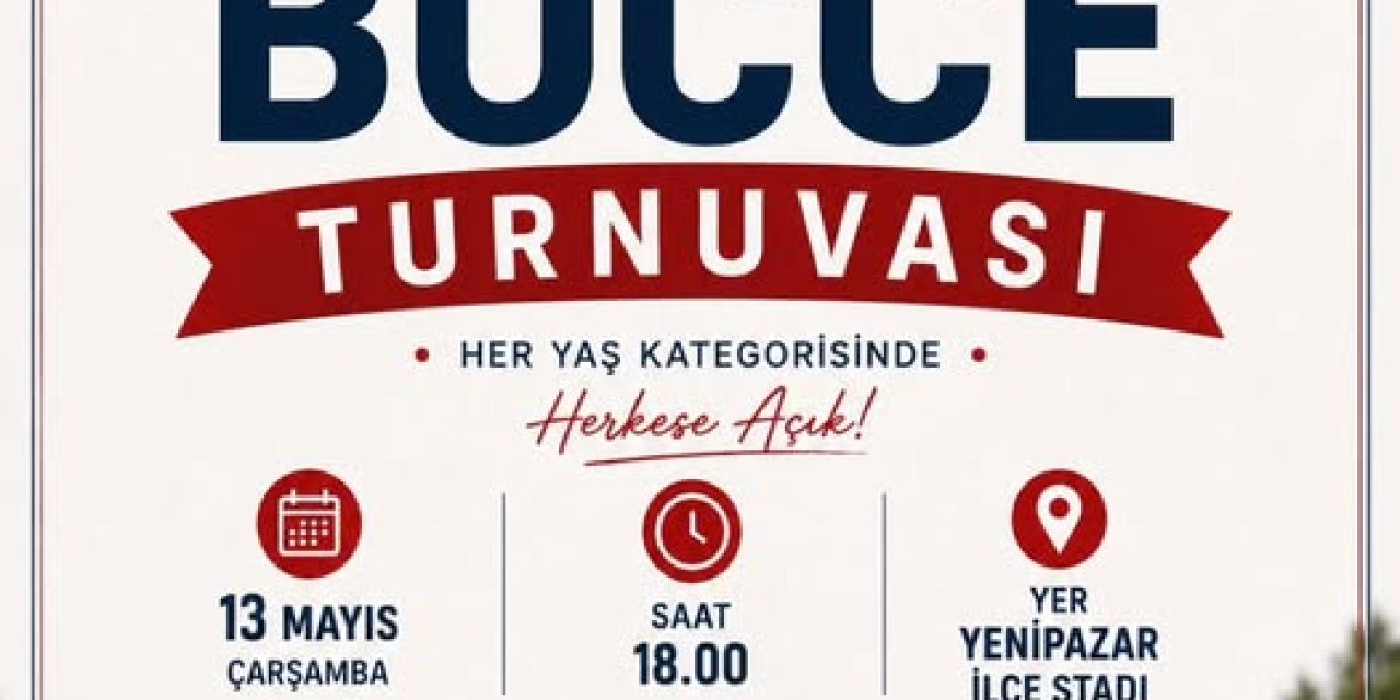 Yenipazar'da Bocce Heyecanı!