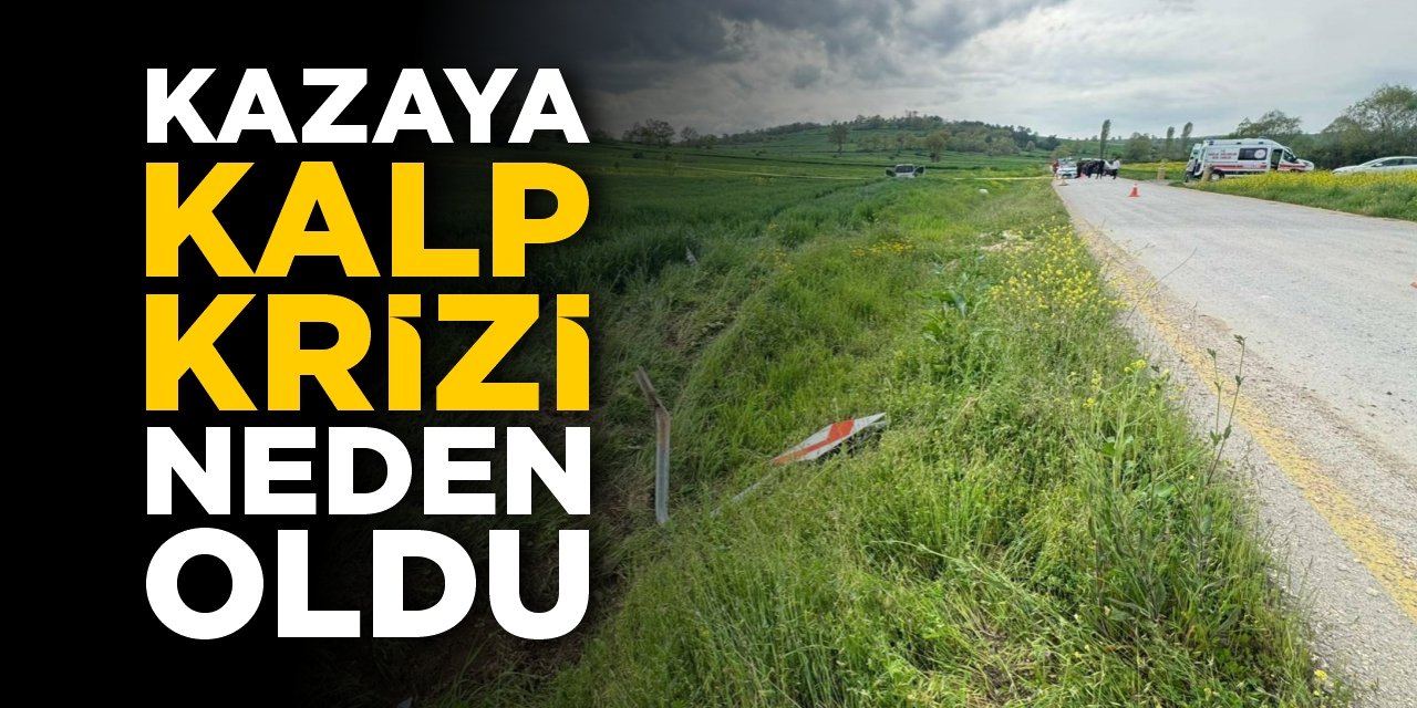 Kazaya kalp krizi neden oldu