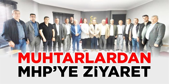 Muhtarlardan MHP’ye ziyaret
