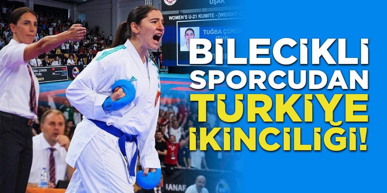 Bilecikli Sporcudan Türkiye İkinciliği!