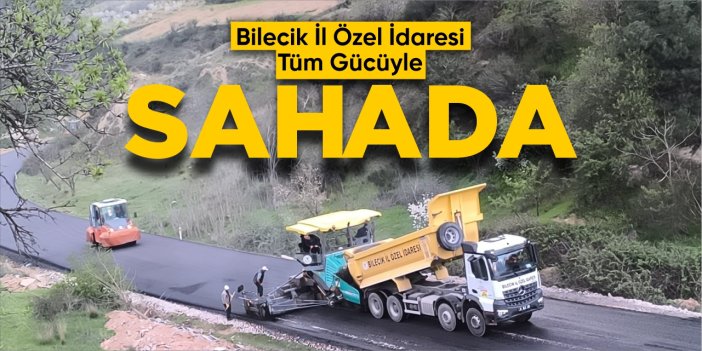 Bilecik İl Özel İdaresi tüm gücüyle sahada