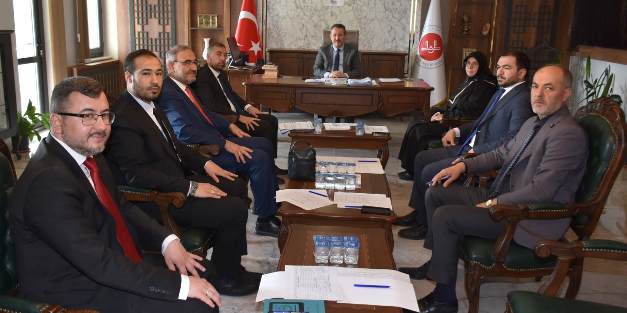 İlçe Müftüleri Toplantısı Yapıldı