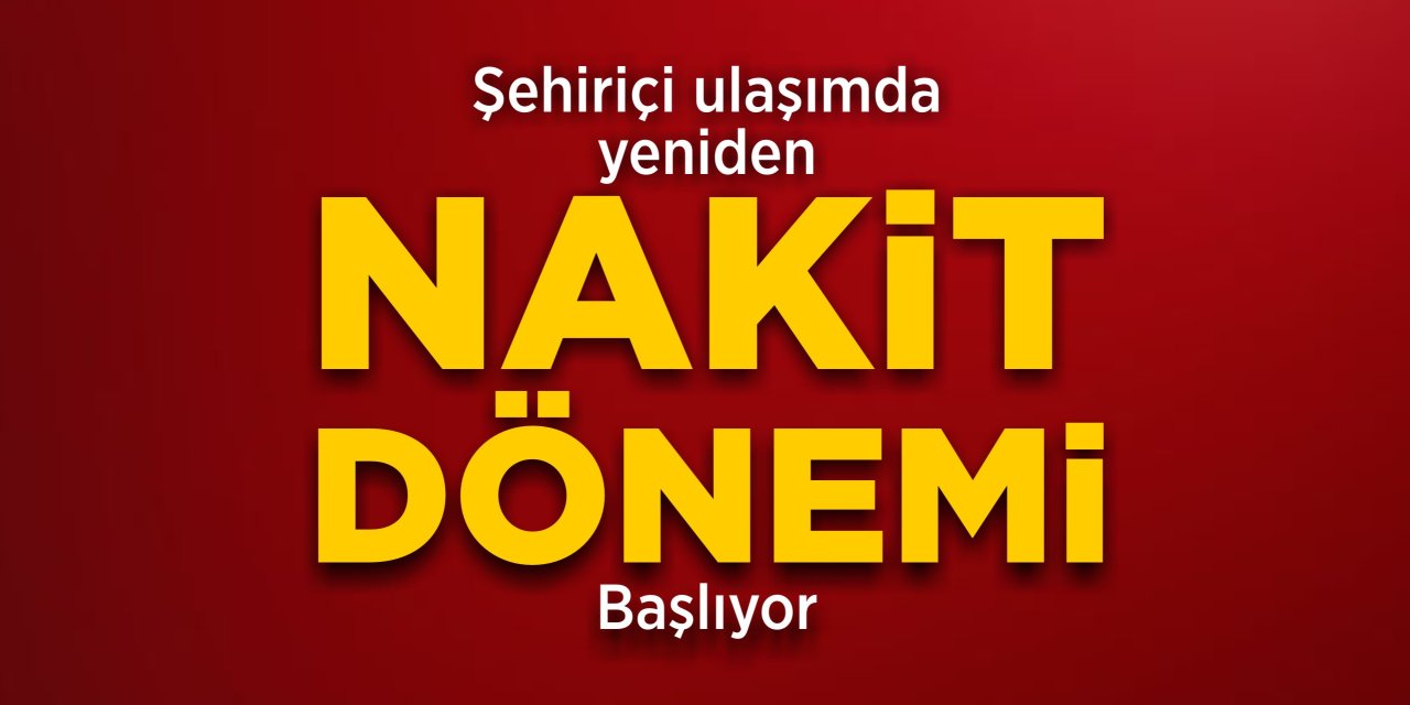 Bilecik'te Şehiriçi Ulaşımda Yeniden Nakit Dönemi Başlıyor