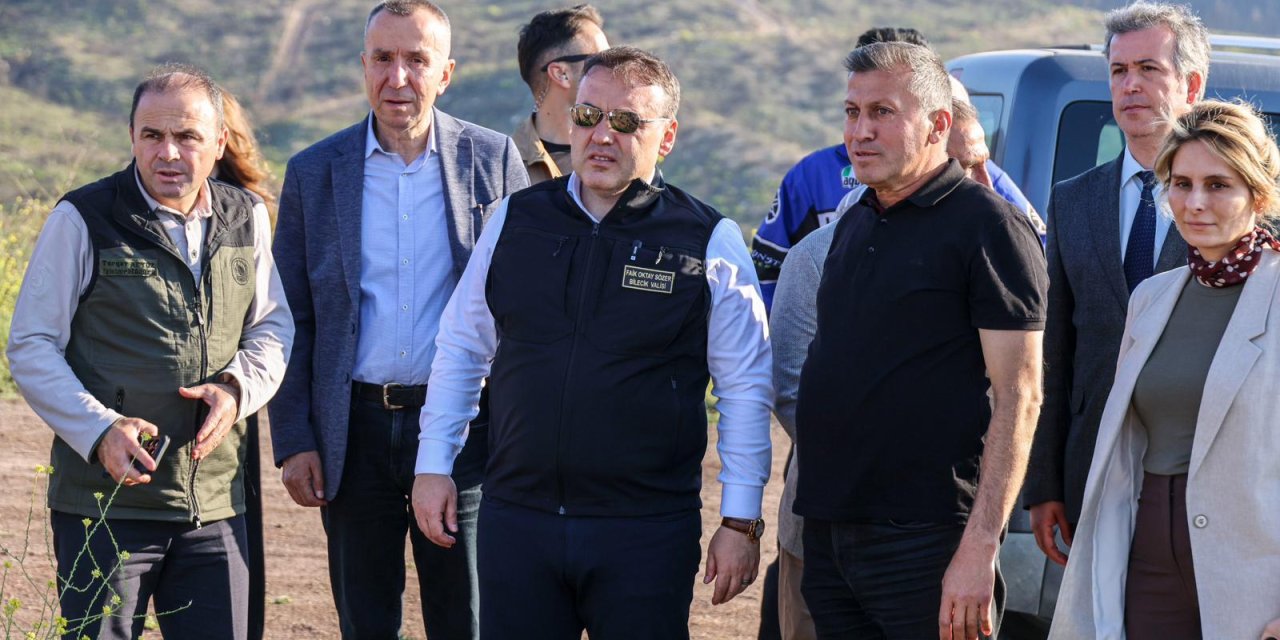 Vali Sözer Ciciler Köyü'nde İncelemelerde Bulundu