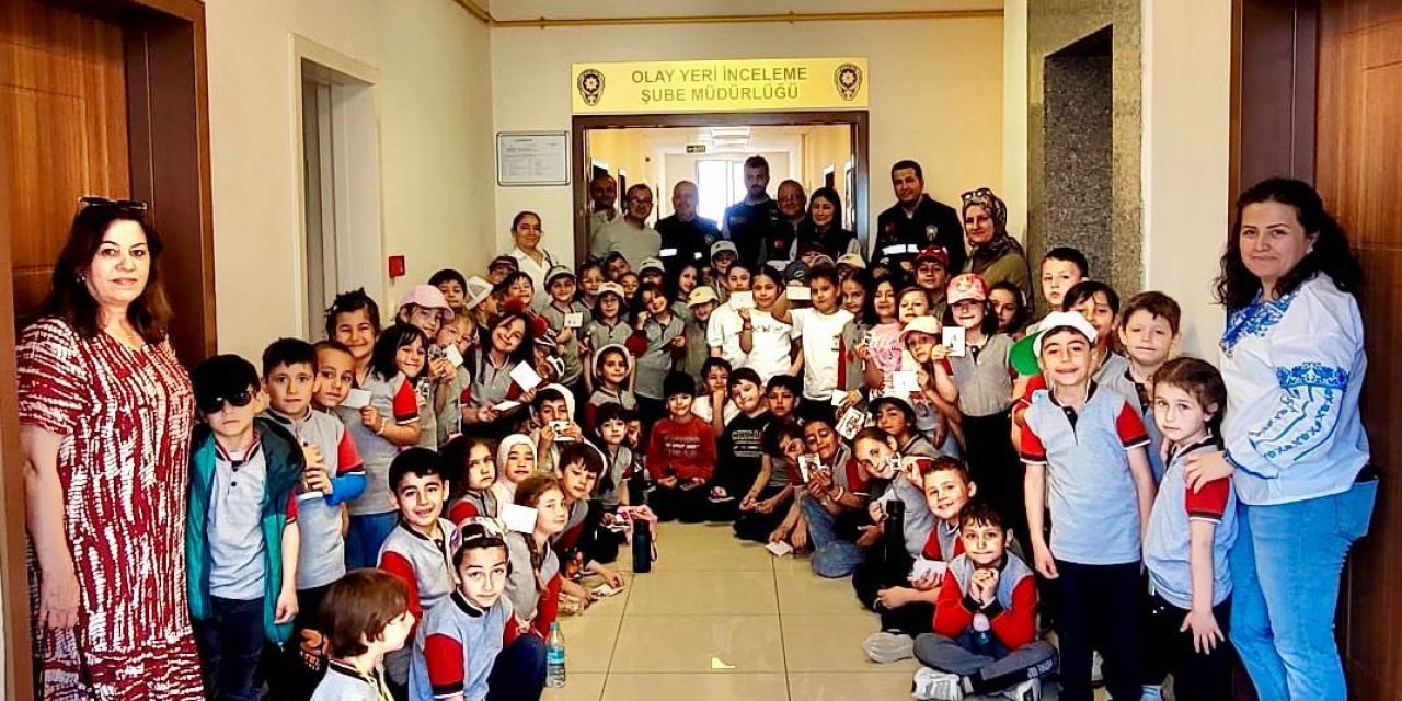 Minik dedektiflere bilgilendirme yapıldı