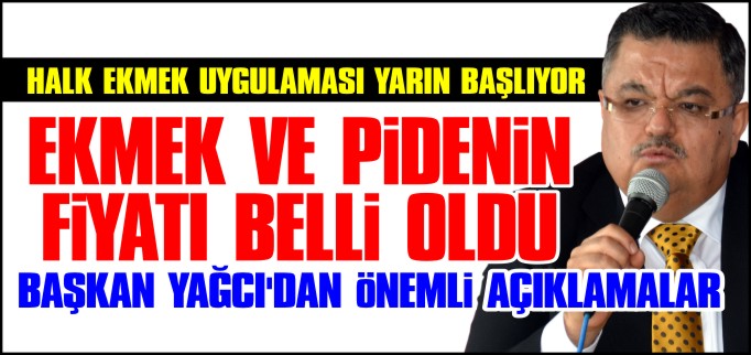 HALK EKMEK UYGULAMASI BAŞLIYOR