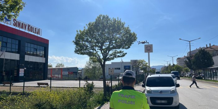 Bozüyük’te drone destekle denetim