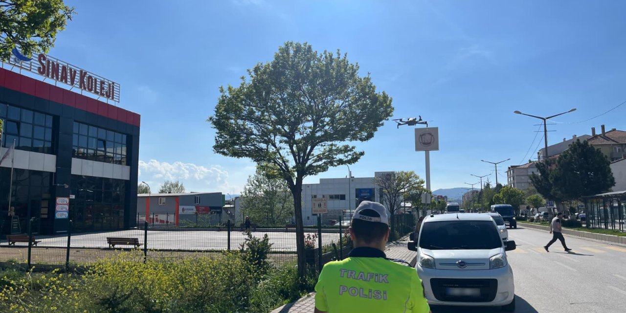 Bozüyük’te drone destekle denetim
