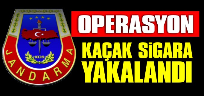 KAÇAK SİGARA YAKALANDI