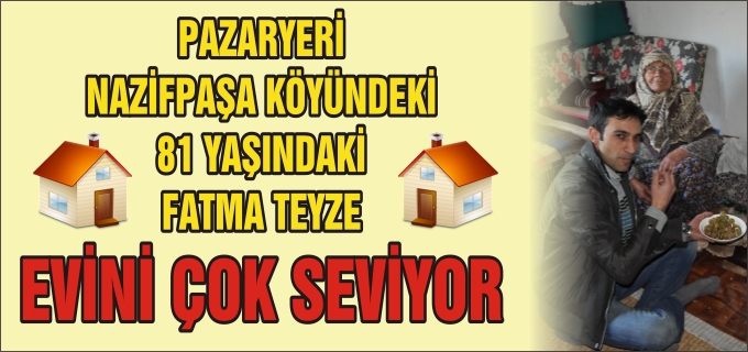 "EVİMİ SEVİYORUM"