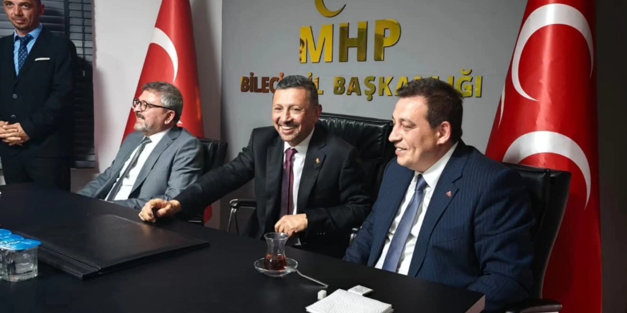 MHP İl Başkanı Özkan'a Hayırlı Olsun Ziyareti