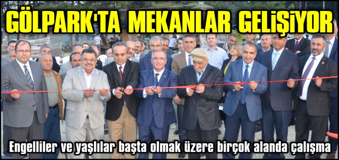 GÖLPARK’TA MEKANLAR GELİŞİYOR