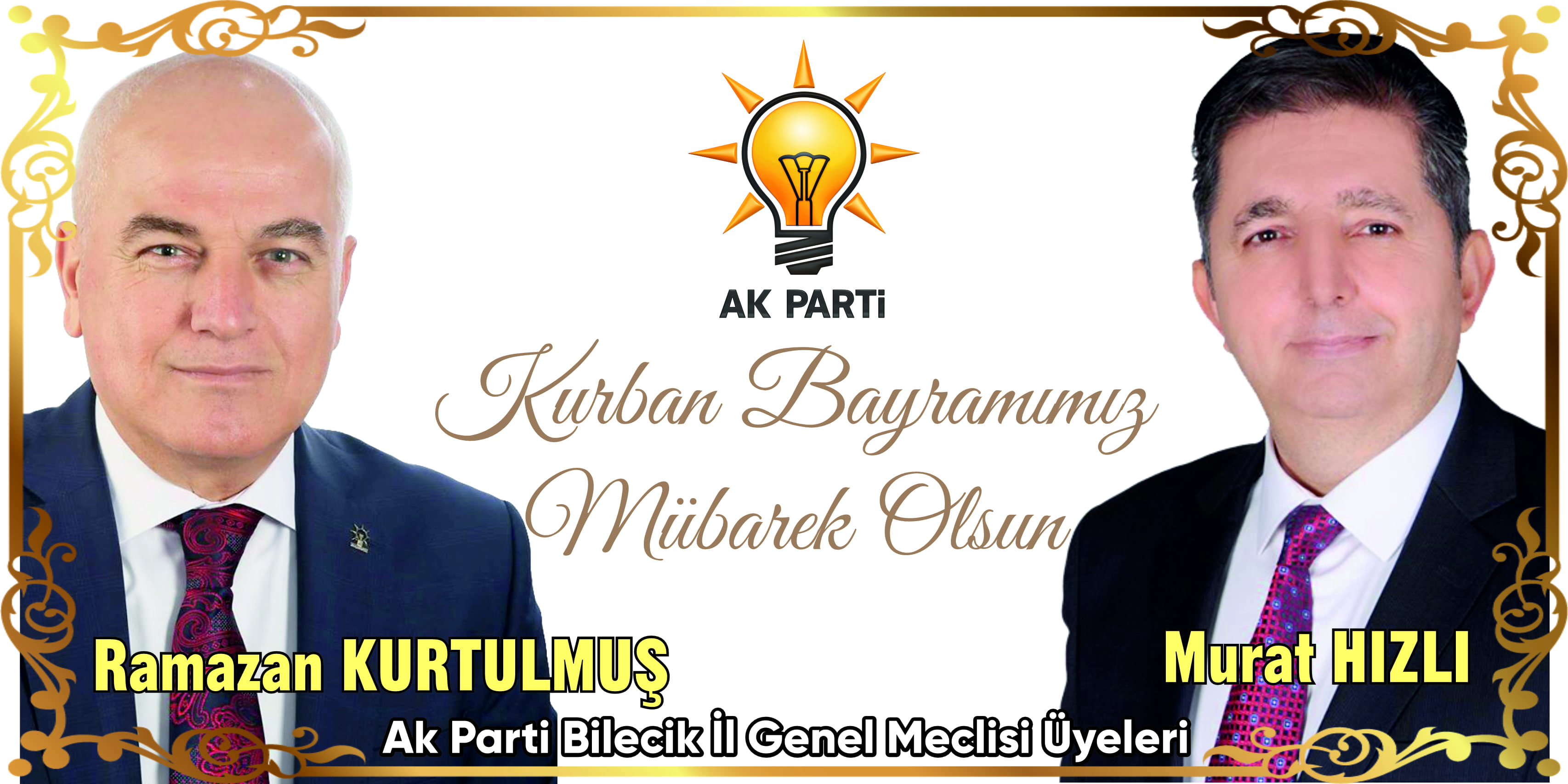 AK PARTİ BİLECİK İL GENEL MECLİSİ ÜYELERİ - 2026 KURBAN BAYRAMI KUTLAMA MESAJI