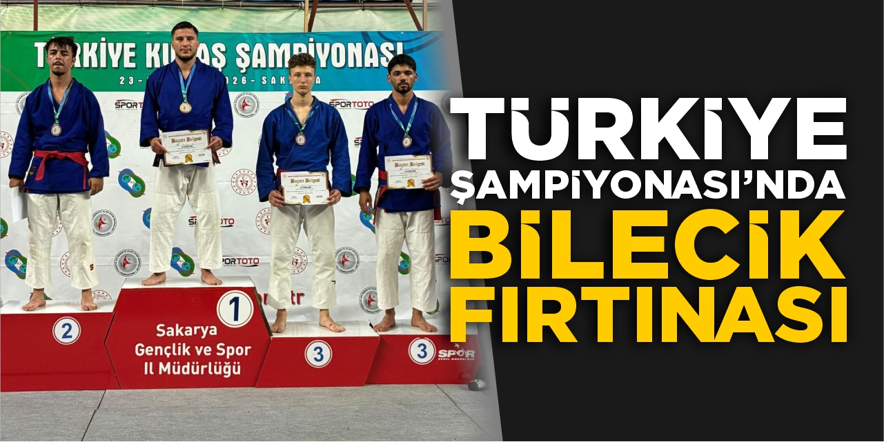 Türkiye Şampiyonası'nda Bilecik fırtınası
