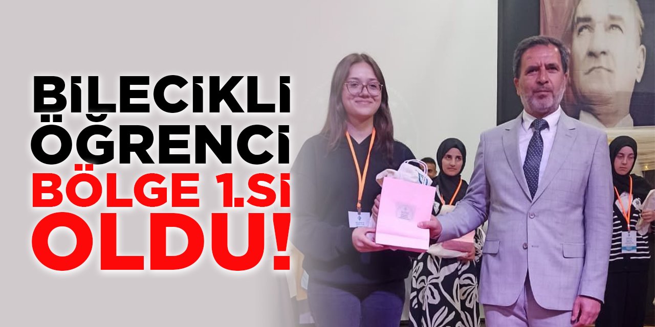 Bilecikli Öğrenci Bölge 1.si Oldu!