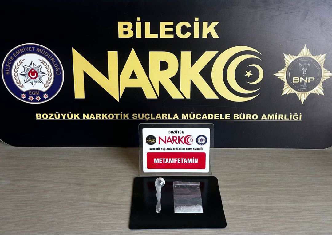 Bozüyük’te uyuşturucu operasyonu: 1 gözaltı