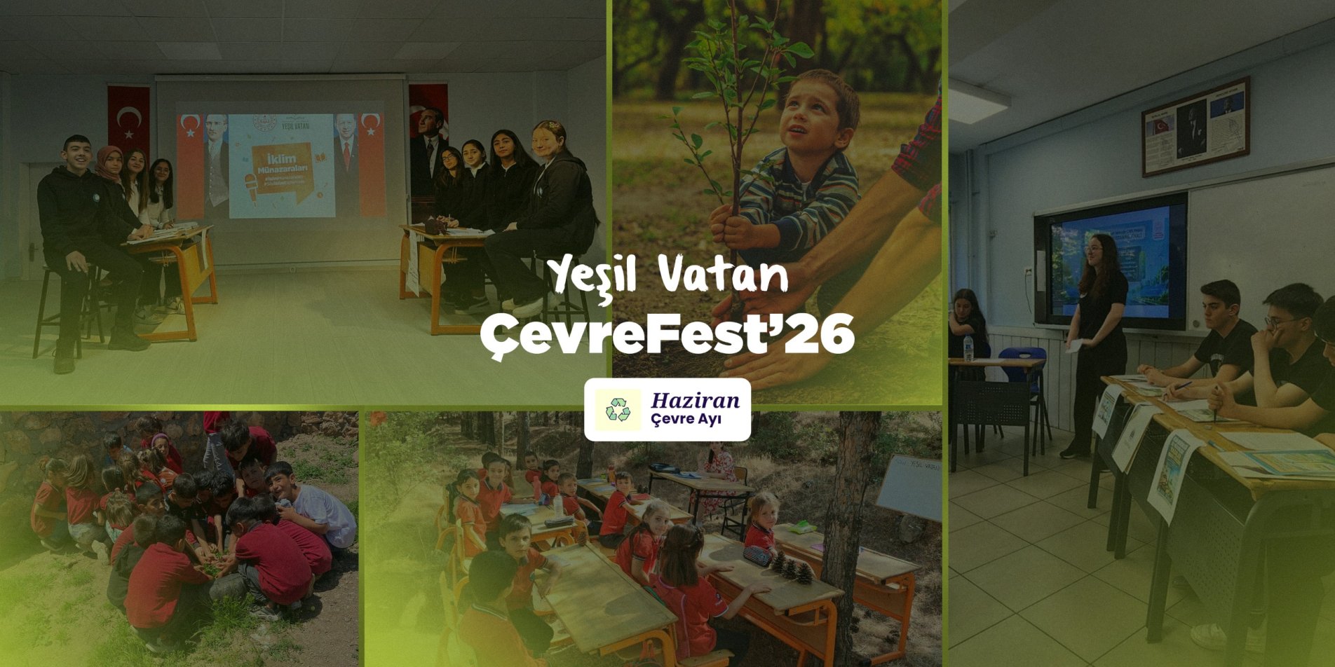 Okullarda “Yeşil Vatan: Çevrefest” etkinlikleri düzenlenecek