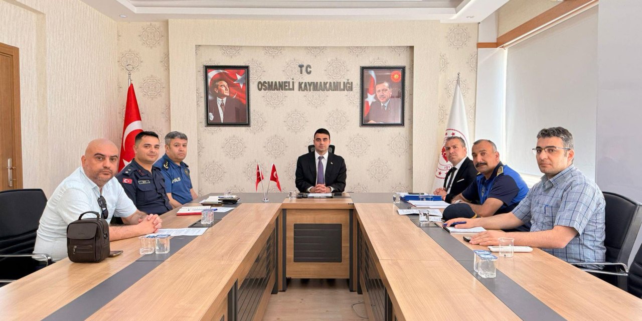 Osmaneli'nde Okul Güvenliği Toplantısı