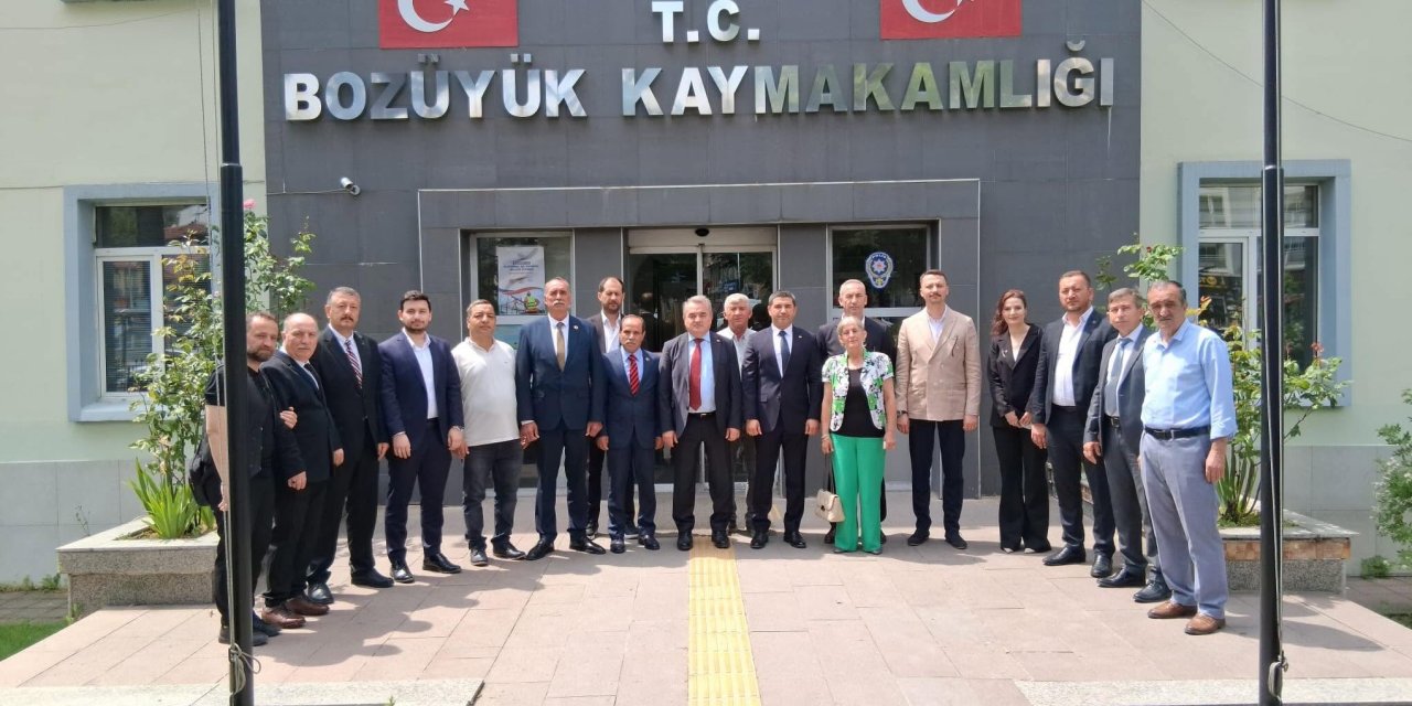 MHP'den Kaymakam Öztürk'e Ziyaret