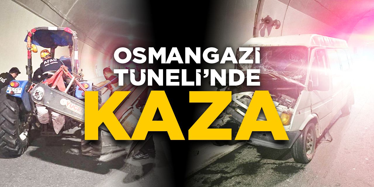 Osmangazi Tüneli’nde kaza