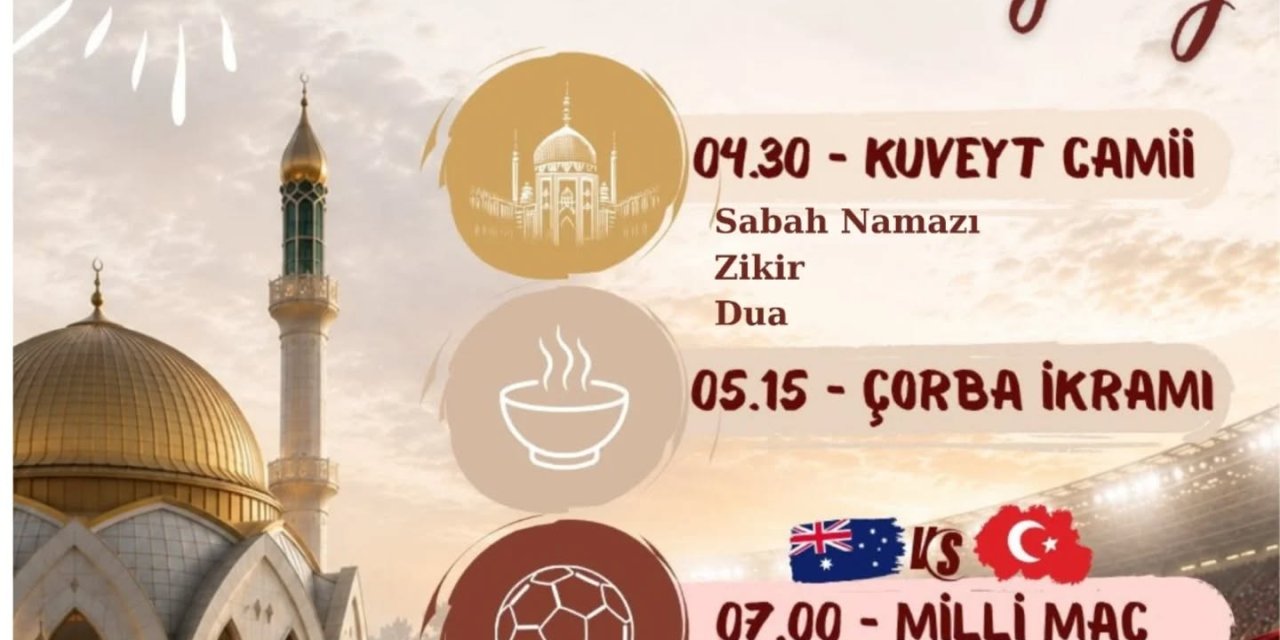 Sabah Namazı Sonrası Milli Maç Heyecanı Yaşanacak